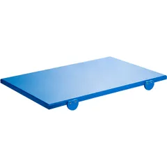 Cutting board with stop polyethylene ,H=2,L=60,B=40cm blue