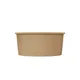 Контейнер бумажный OneBowl для супа картон 0,76л D=145/125,H=65мм св.корич., Цвет: Светло-коричневый, Объем по данным поставщика (мл): 760, изображение 2