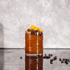 Стакан для коктейлей «Тинкан» стекло 360мл D=76,H=98мм прозр., изображение 4