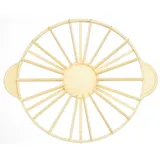 Делитель для торта на 12-18 кусков полипроп. D=265,H=25,L=325,B=265мм желт.