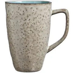 Mug “Malibu” ceramics 280ml D=75,H=115mm beige,blue.