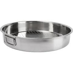 Colander stainless steel D=43,H=8cm metal.