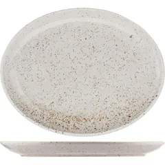 Dish "Lifestyle" oval  porcelain , L=28cm  sand.