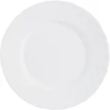 Тарелка «Трианон» мелкая стекло D=195,H=15мм белый