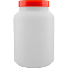 Емкость для сока «Пробар» с крышкой полипроп. 2л D=9,H=19см белый,в ассорт.
