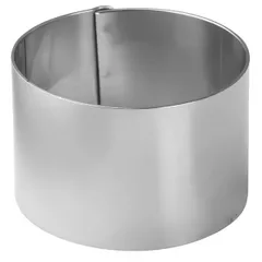 Confectionery ring “Prootel”  stainless steel  D=6, H=4cm  metal.