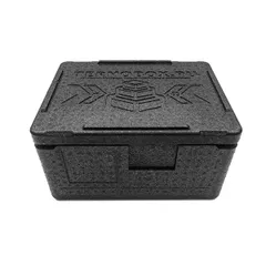 Термоконтейнер «Про» до 25 кг полипроп. 14л ,H=22,L=40,B=30см черный, изображение 3