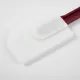 Лопатка жаропрочная силикон,пластик ,L=357/115,B=75мм белый,красный, изображение 3