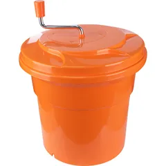 Centrifuge for drying greens  plastic  25 l  D = 41.5, H = 40 cm  orange.