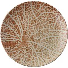 Plate “Nature Essence”  porcelain  D=20cm  orange, white