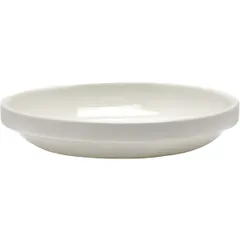 Saucer for coffee cup “Pass-partout”  porcelain  D=123, H=23mm  white, matte