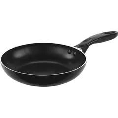 Frying pan aluminium,anti-stick coating D=24,H=4,L=40cm black,silver.