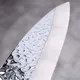 Нож кухонный «Нара» односторонняя заточка сталь нерж.,дерево ,L=285/150,B=49мм металлич.,тем.дерево, изображение 10