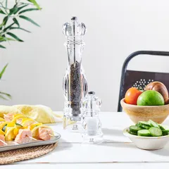 Мельница для перца «Нэнси» металлический механизм акрил ,H=18см, изображение 2