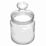 Банка «Клаб» круглая с крышкой стекло 0,75л D=95,H=175мм прозр.