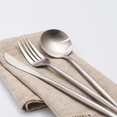 Ложка чайная «Стил Сильвер Мэтт» сталь нерж. ,L=13,B=3см серебрист., изображение 3