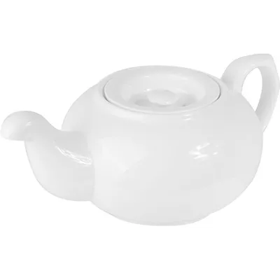 Чайник заварочный «Кунстверк» фарфор 0,9л D=75мм белый, Объем по данным поставщика (мл): 900, изображение 2