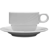 Чашка чайная «Аркадия» фарфор 160мл D=75,H=55,B=110мм белый