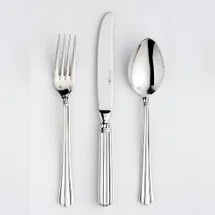 Нож столовый «Библос» сталь нерж. ,L=240/125,B=10мм металлич., изображение 3