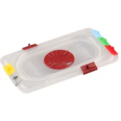 Крышка для гастроемкости GN 1/9 с клапаном полипроп. ,L=17,6,B=10,8см прозр.