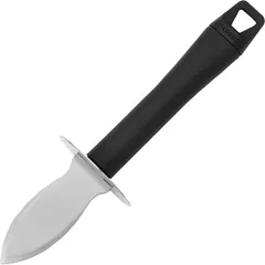 Oyster knife  stainless steel, plastic , L=200/75, B=55mm  black, metallic.