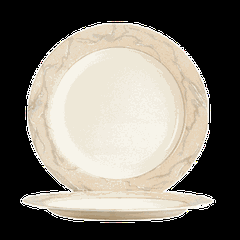 Тарелка «Сахара» стекло D=27см бежев.,песочн.