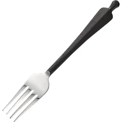 Table fork “Concept No. 1”  stainless steel , L=21cm  black, metal.