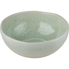 Salad bowl “Seashore”  porcelain  D=18cm  turquoise.