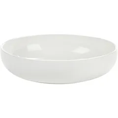 Salad bowl “Base”  porcelain  D=12, H=3cm  white, glossy.