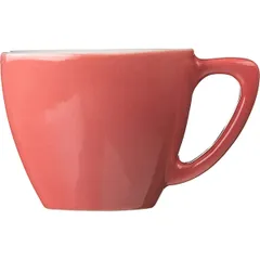 Чашка кофейная «Пур-Амор» фарфор 80мл D=66/40,H=55,L=90мм кораллов.,белый, изображение 2