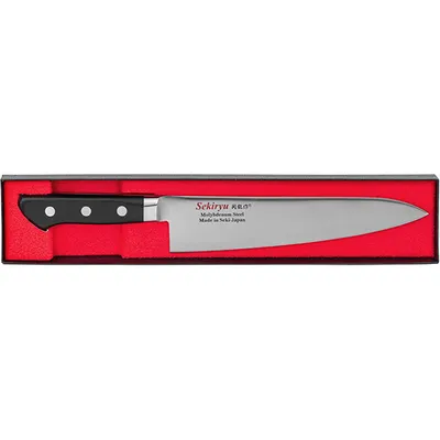 Нож кухонный «Осака» односторонняя заточк сталь нерж.,полиоксиметилен ,L=37/24см, изображение 4