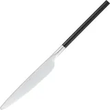 Нож столовый «Дистрикт Сильвер Блэк Глосс» сталь нерж. ,L=225,B=18мм серебрист.,черный