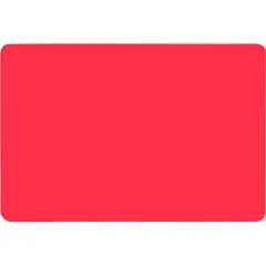 Доска разделочная полиэтилен ,H=15,L=600,B=400мм красный