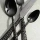 Нож столовый кованный «Пэлас Мартеллато Трэжер Блэк» сталь нерж. ,L=218/105,B=19мм черный, изображение 5