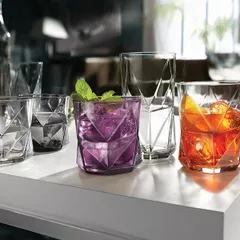 Олд фэшн (стакан) «Кассиопея» стекло 330мл D=86,H=88мм прозр., изображение 3