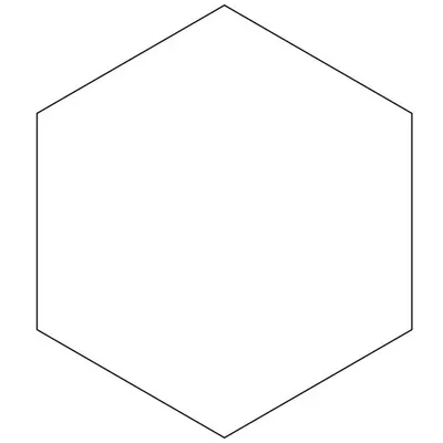 Резак «Шестиугольник» пластик ,L=63,B=63мм