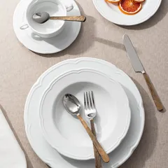 Ложка столовая «Концепт №10» сталь нерж. ,L=21см горчич.,металлич., изображение 3