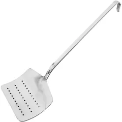 Perforated kitchen spatula  stainless steel  L=34, B=12cm  metal.