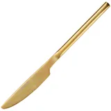 Нож столовый «Саппоро бэйсик» сталь нерж. ,L=22см золотой,матовый