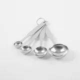 Ложка мерная (набор)[4шт] сталь нерж. D=42,L=130мм металлич.