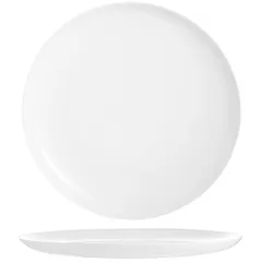 Блюдо для пиццы «Эволюшнс Уайт» стекло D=32см белый