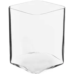 Ваза для цветов квадратная стекло ,H=20,L=15,B=15см прозр., изображение 2