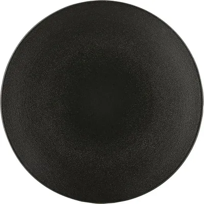 Тарелка «Экинокс» мелкая керамика D=28см черный
