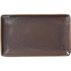 Serving dish “Revolution Granite”  porcelain , H=24, L=270, B=168mm  gray, brown.