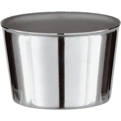 Shape for cream caramel stainless steel 169ml D=70,H=53mm metal.