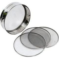 Sieve (4 removable mesh)  stainless steel  D=260, H=68mm