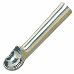 Ice cream spoon aluminum D=56mm metal.