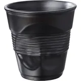 Стакан для горячих напитков «Фруассэ» фарфор 120мл D=73,H=70мм черный