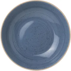 Salad bowl “Terra Blue”  porcelain  325 ml  D=21, H=4cm  blue, beige.