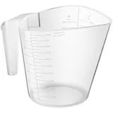 Стакан мерный с ручкой полипроп. 1,3л D=20,H=14см прозр.